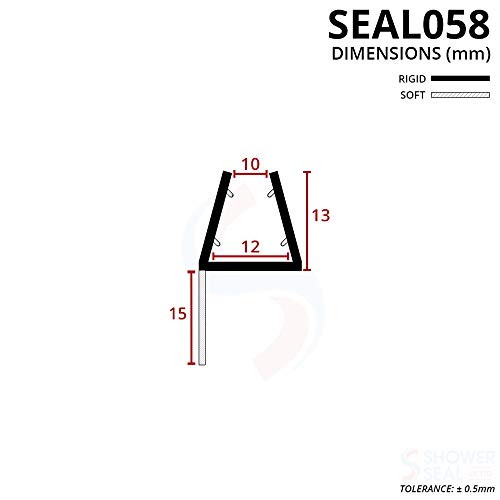 Guarnizione box doccia | Compatibile con vetri di