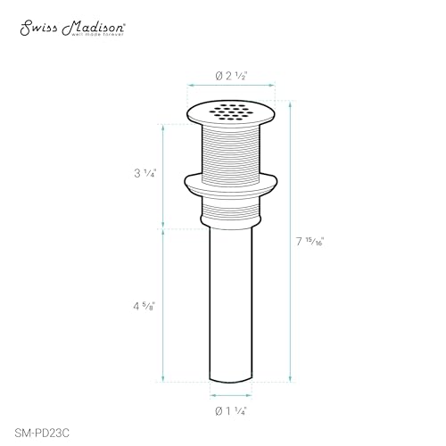 Swiss Madison Desagüe para Fregadero Acero Inoxidable miniatura 2
