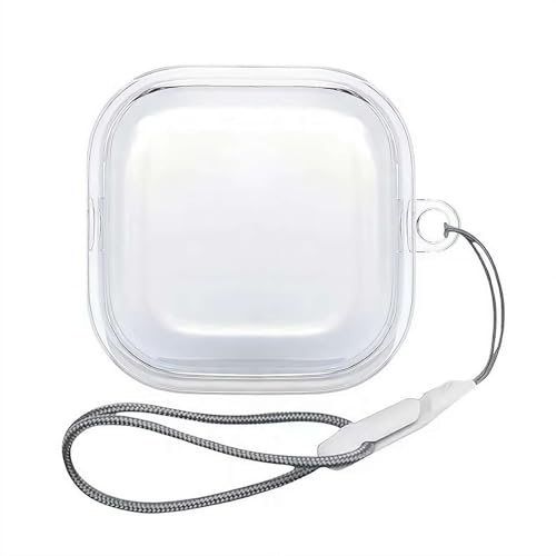 DIANX �P�[�X For Galaxy Buds4 Pro/Buds4 �p TPU�f�� �S�ʕی�J�o�[ �N���A �_�炩�� �y�� ���^ �L�Y�h�~ �h�o �h�k �ϏՌ� �L�[�z���_�[/�X�g���b�v�t�� �����h�~ �ی�P�[�X �C���[�z���p�A�N�Z�T���[