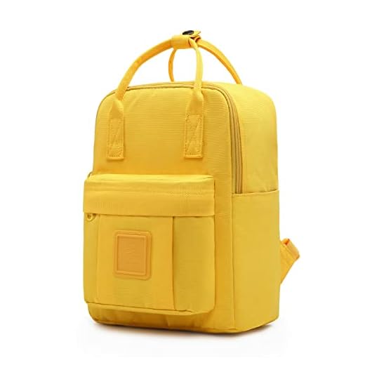 HotStyle BESTIE Mini Backpack Purse Small Bag with Multiple Pockets, Little Size Cute for Day Tirp, Travel & Everyday, Yellow