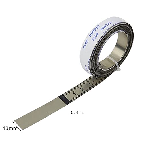Cinta Métrica de Acero Inoxidable Autoadhesiva 1M miniatura 3