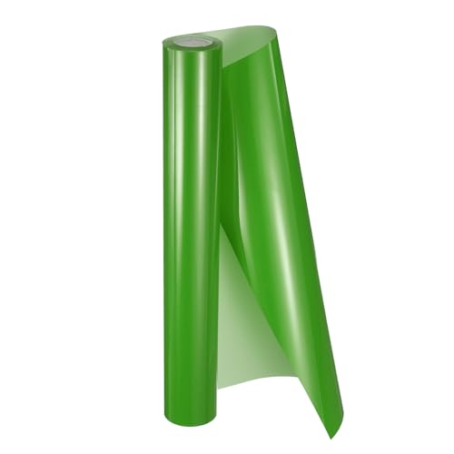 sourcing map HTV Heat Transfer Vinyl 11.8 x 15ft Roll PU Light Green Iron on Vinyl for All Cutter Machine, Easy to Cut & Weed