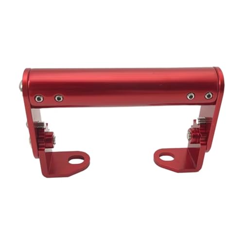 Support navigation moto NC750X rouge et support téléphone guidon