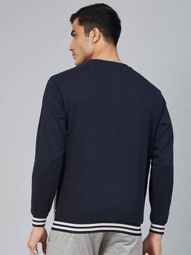 Image of Hubberholme Men Navy Blue Sweatshirt