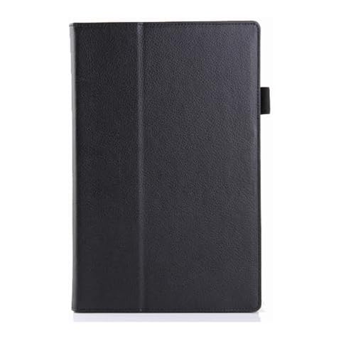 Zrengp for Sony Xperia Tablet Z SGP341/312/311/321 Cover,Ultra Slim Folio Stand Lightweight Leather Case for Sony Xperia Tablet Z1 SO-03E SGP311 SGP312 SGP321 SGP341 10.1" (Black) Cover