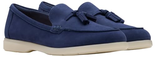 CLARKS Mixte Narini Edge Shoes, Navy Suede, 36 EU
