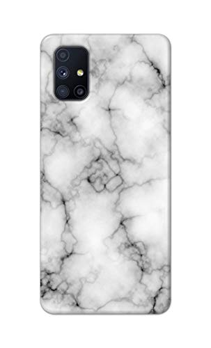 Image of Light White Marble Texture Natural Pattern Hard Back Case Cover for Samsung Galaxy M51, SM-M515F / DSN Back Cover -(J5) VNS2230