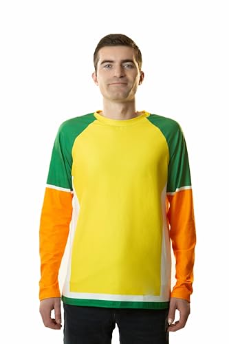 Cosplaya Soccer Long Sleeve Shirt for Mens - Men Women Teens Jersey Tee Cosplay Halloween Christmas Costumes M