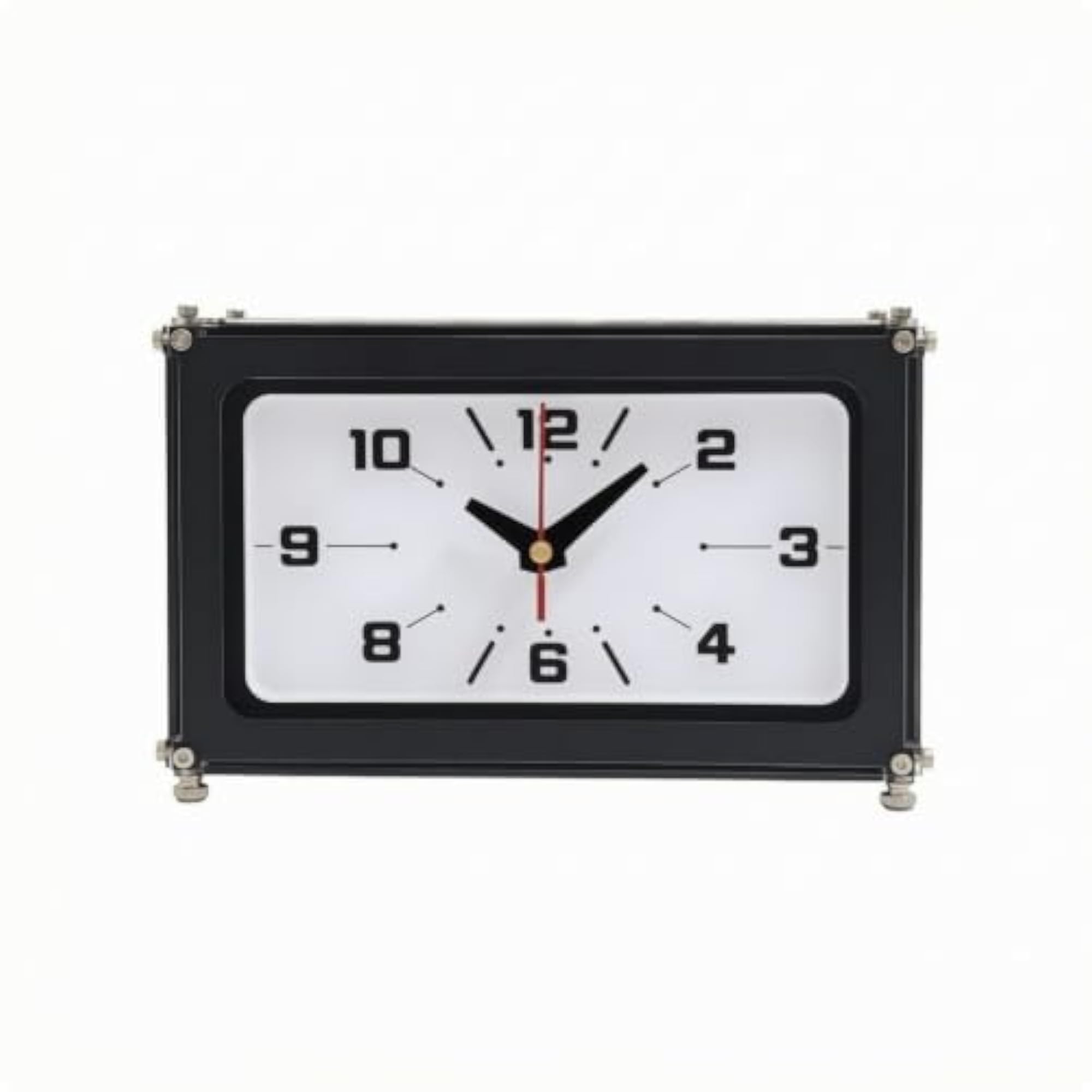 Rectangular Precision Desk Clock with Arabic Numerals