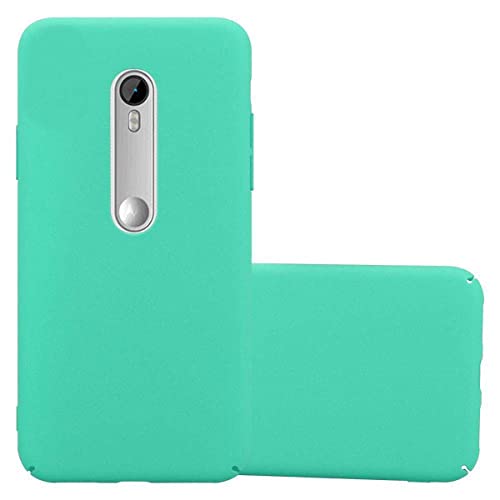 Cadorabo Funda para Motorola Moto G3 en Frosty Verde   Cubierta Protección de Plástico Duro Super Delgada e Inflexible con Antichoque   Case Cover Carcasa Protectora Ligera