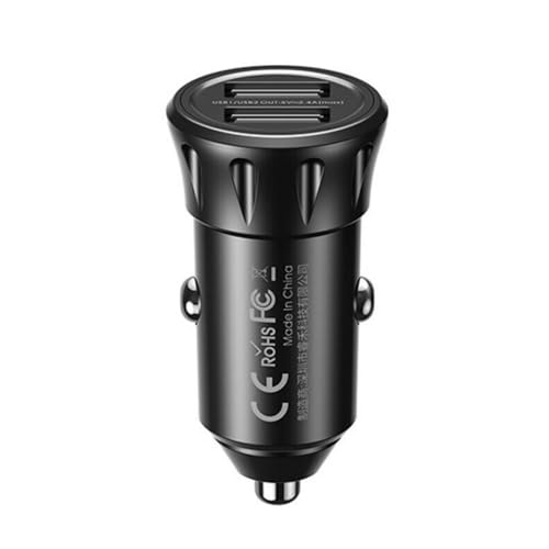 Image of WK LIFE BORN TO LIVE- RCC236 2.4A Faster car Charger with 3 in 1 Stretchable Coil Cable 1.2m Dual USB Port Car Charger Adapter, Compatible with iPhone15 /14 /13 /12pro /Galaxy /S22, Oppo All Devices