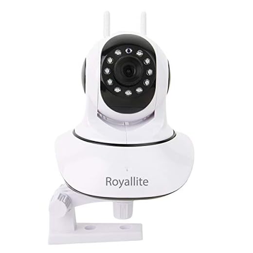 Royallite 2MP WiFi Security Camera with Cloud Storage/SD Card Storage White