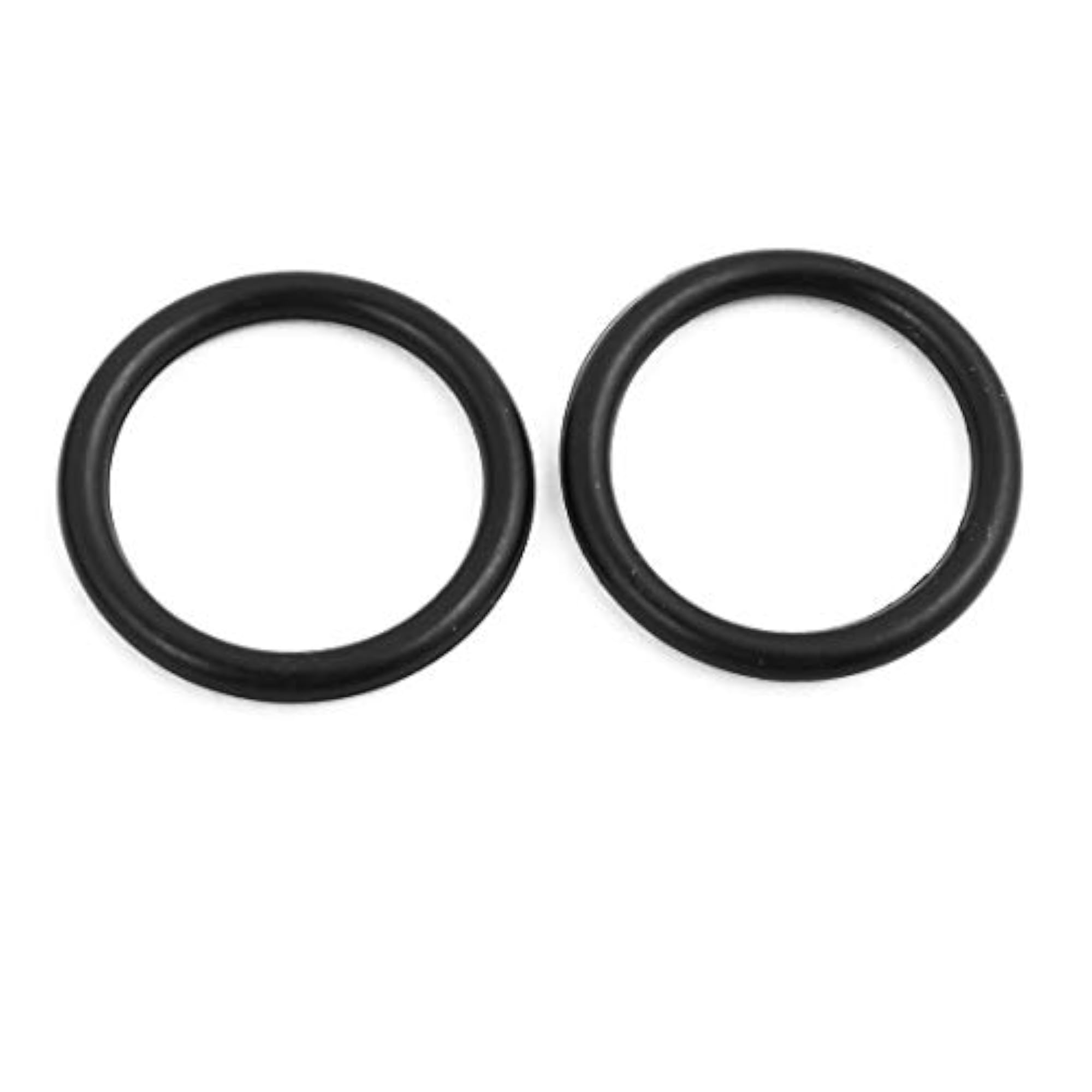 50Pcs Black Round Nitrile Rubber O-Ring Set, 32mm OD