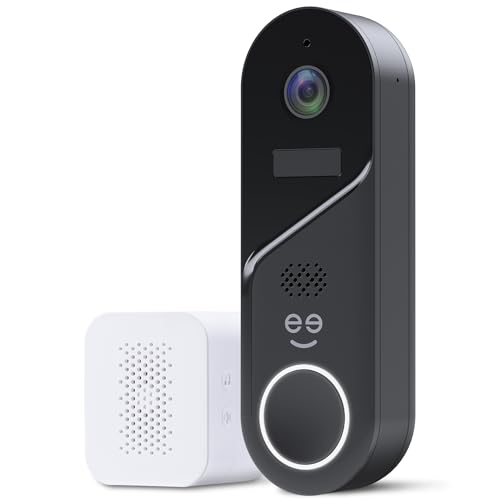 Geeni Halo 3MP Smart Video Doorbell Camera – Battery Powered