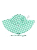 RuffleButts Baby-Girls Sun Hat Floppy Wide Brim UPF 50+ - Baby Sun Hat with Sun Protection