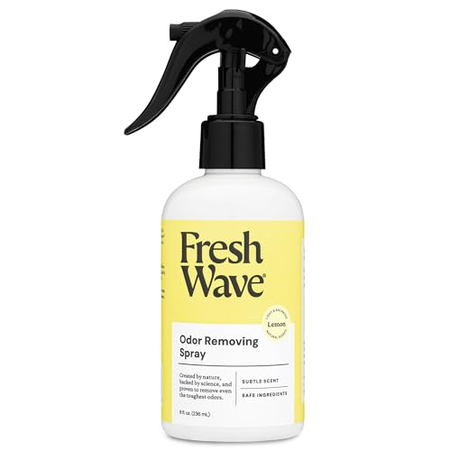 Image of Fresh Wave Lemon Odor Eliminator Spray & Air Freshener, 8 fl. oz. | Odor Absorbers for Home | Safer Odor Relief | Natural Plant-Based Odor Eliminator | For Furniture, Fabrics & Trash