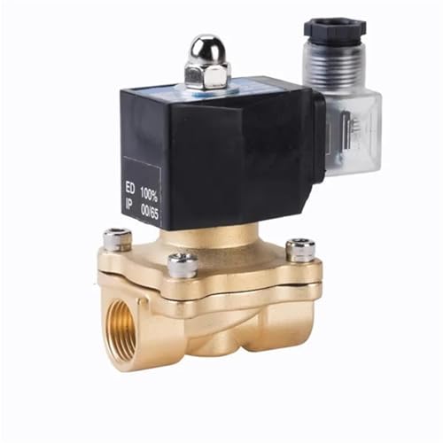 Électrovanne en laiton DN20 NC 110V pour circuit eau et huile