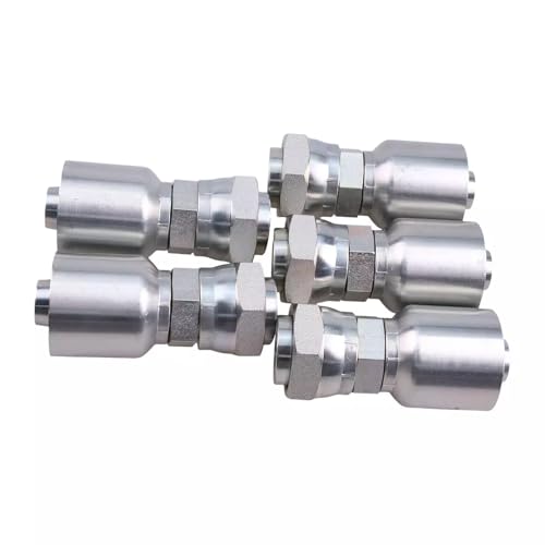 Image of 5X Hydraulic Hose Fitting With 3 /4 inch Thread 1JS431212 1JS43-12-12 Compatible for Parker