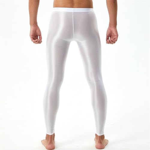 Mens Pantyhose Glossy Sexy Leggings Sissy Underwear Body Shapers Pants See Through Tights3