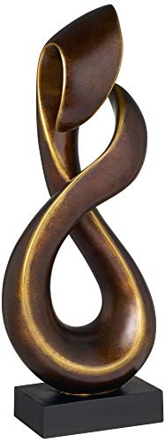 Studio 55D Open Infinity 25" High Gold Sculpture #TOP1