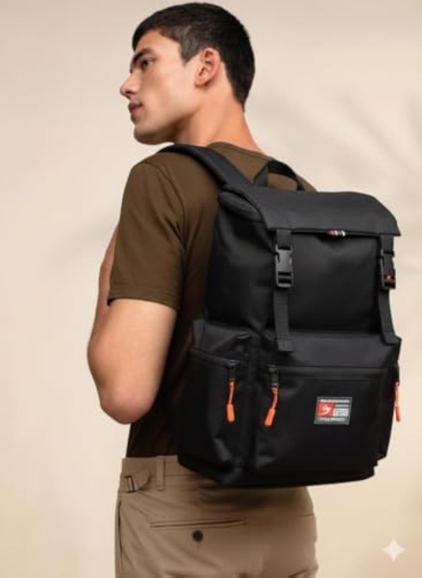 Sports Backpack with Multiple Zip Pockets