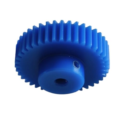 Cylindrical Drive 1pcs 1.25 Module 16 Teeth 17T 18T 19 Teeth Nylon Spur Gear with Step 12mm Bore Pinion 1.25M Straight Cylindrical Gear Rack Machinery(18 Teeth)