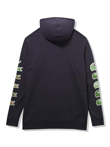 Lacoste unisex-adult Tall Fit Print Sleeve Sweatshirt3