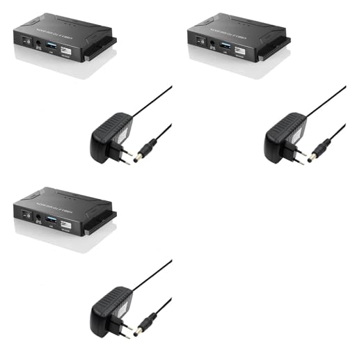 Adaptateur SATA vers USB Câble USB 3.0 IDE pour Disque Dur HDD SSD 2.5 3.5 Pouces avec Prise UE