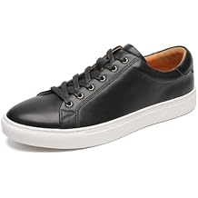 Mens Sneakers Fashion Casual Full-Grain Leather Athletic Shoes for Men