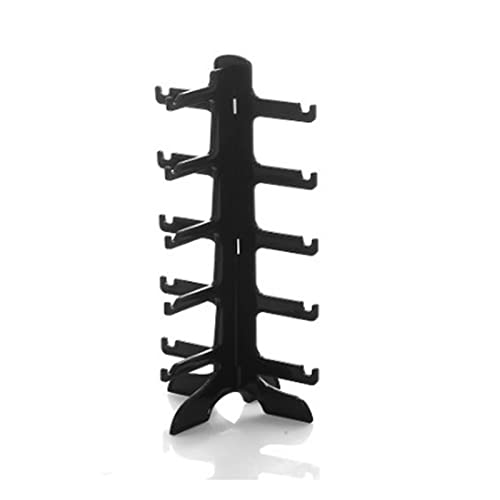 Expositor de Gafas de Sol con 5 Estantes Organizadores para Evitar Rayaduras en Joyas