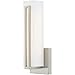 Livex Lighting 10W LED Brushed Nickel ADA Wall Sconce