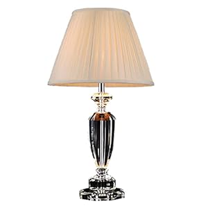 Luce d’atmosfera calda e romantica Soggiorno Decorazione Della Casa Lampada Da Tavolo In Cristallo Casa Camera Da Letto Comodino Lampada Da Notte (Taglia : S)