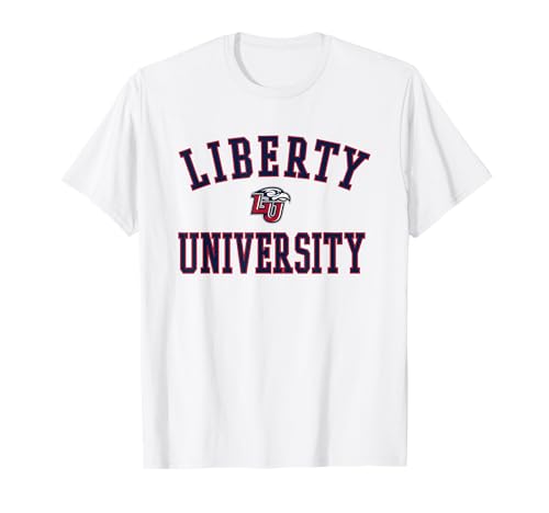 Elite Authentics Liberty Flames Varsity White Officially Licensed T-Shirt