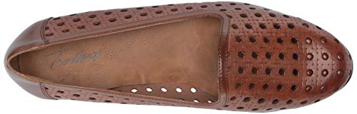 Trotters Womens Liz Open Weave Ballet Flat, Brown, 6 Wide Us #TOP4