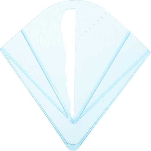 HOMSFOU 木工用センターファインダー定規 中心出しが簡単な軽量センター測定ツール 木工や工芸に 正確な中心マーク付き