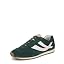 Evergreen/Pebble White Suede