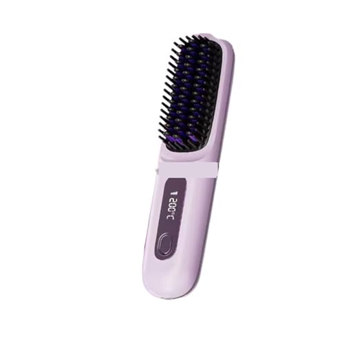 Peine alisador inalámbrico color morado miniatura 1