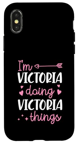 I'm Victoria Doing Victoria Things �p�[�\�i���C�Y ���O �X�}�z�P�[�X iPhone X/XS �p