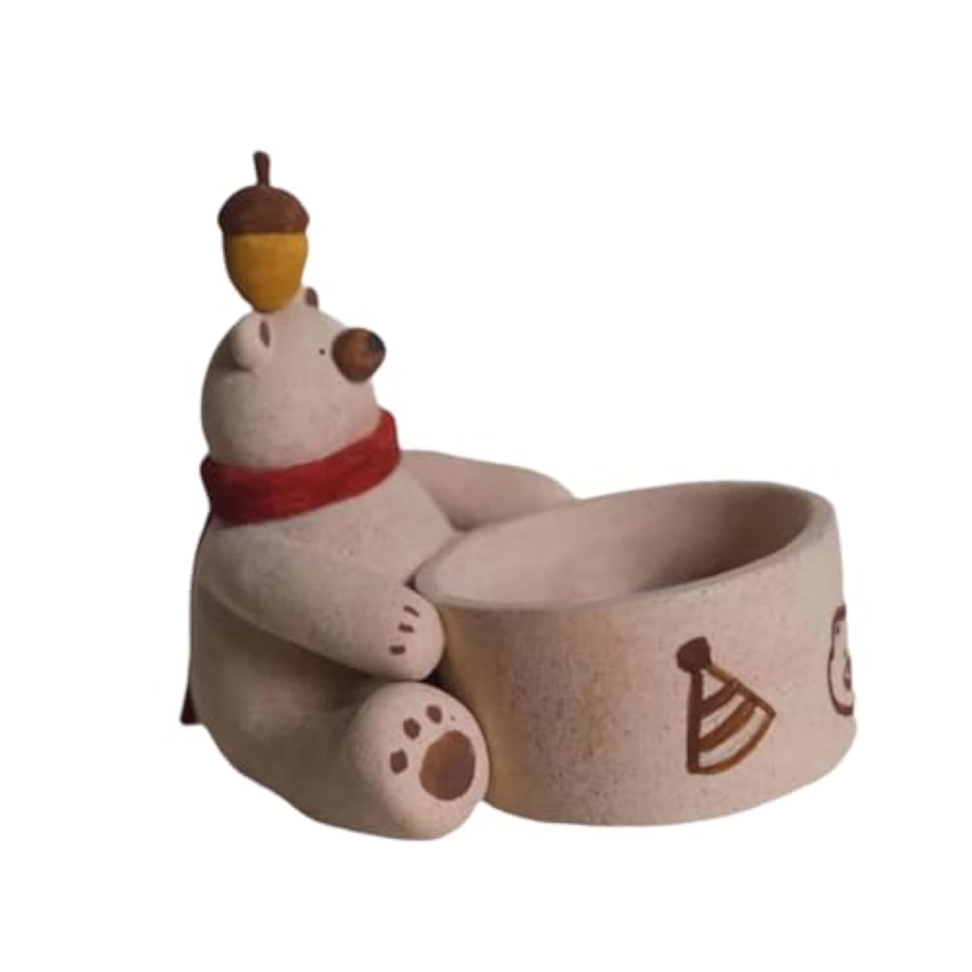 Cute Bear Candle Holder for Dining Table