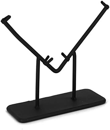 Milltown Merchants V-Stand Metal Display Stand - Fused Glass Art Base - Tile Stand/Tile Holder - Square Art Panel Stand (1, Large V-Stand)