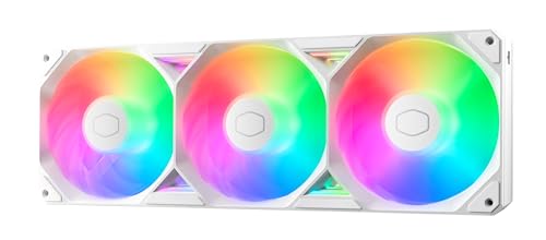 Image of Cooler Master SickleFlow Edge 360 White Single-Frame aRGB PC Case|Liquid Cooler Fan, 360mm, Single Modular Cable, PWM 2,050 RPM, Air Balance Blades, Loop Dynamic Bearing, Radiant aRGB Lighting