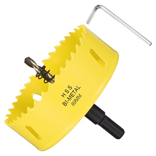 METALLIXITY �o�C���^���z�[���\�[�L�b�g 89mm�i3-1/2"�j�AM42�n�C�X�s�[�h�X�`�[���z�[���J�b�^�[�A�Z���^�[�h�����r�b�g�A�Z�p�����`�A�X�v�����O�t�� - �����A�؍ށA�v���X�`�b�N�APVC�{�[�h�p�B�C�G���[