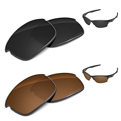 Image of Performance Replacement Lenses for Oakley Bottle Rocket OO9164 Polarized Etched - Value Pack