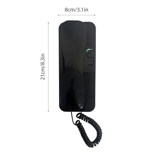 Téléphone fixe mural bidirectionnel avec combiné ultra léger - 7