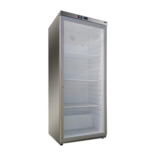 REDFOX Armoire Réfrigérée Froid Positif Porte en Verre Inox - DRR GS