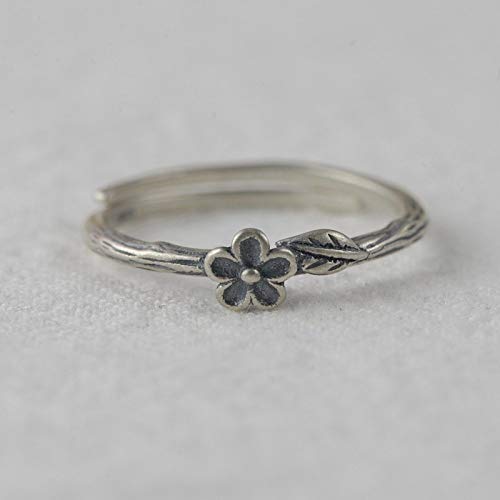 Bague réglable femmes en argent S925 style alliance éternité chic