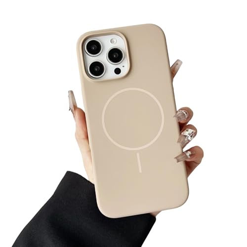 Coque silicone liquide pour iPhone 12 kaki élégante antichoc et douce