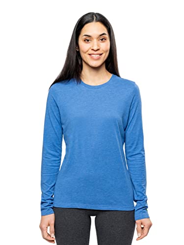 Insect Shield Women's Tri-Blend Long Sleeve T-Shirt Royal Heather Small