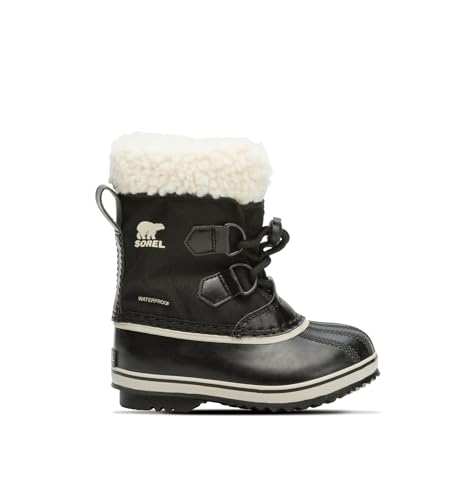 Sorel Unisex Kinder Yoot Pac Nylon Wp Wasserdichte Schneestiefel, Black Youth Collection 2024, 32 EU