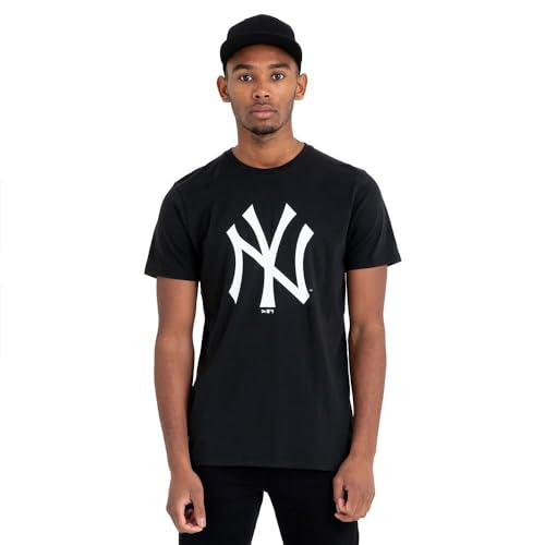Black New Era Mlb Regular New York Yankees Short Sleeve T-shirt M